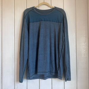 Lululemon Men’s Dark Teal Long Sleeve Shirt